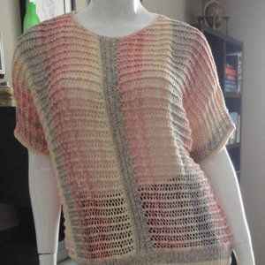 NWT $109.00 Chico's Space-Dye Mary Ellen Pullover.  Multi. Size: 2(12/14 L).